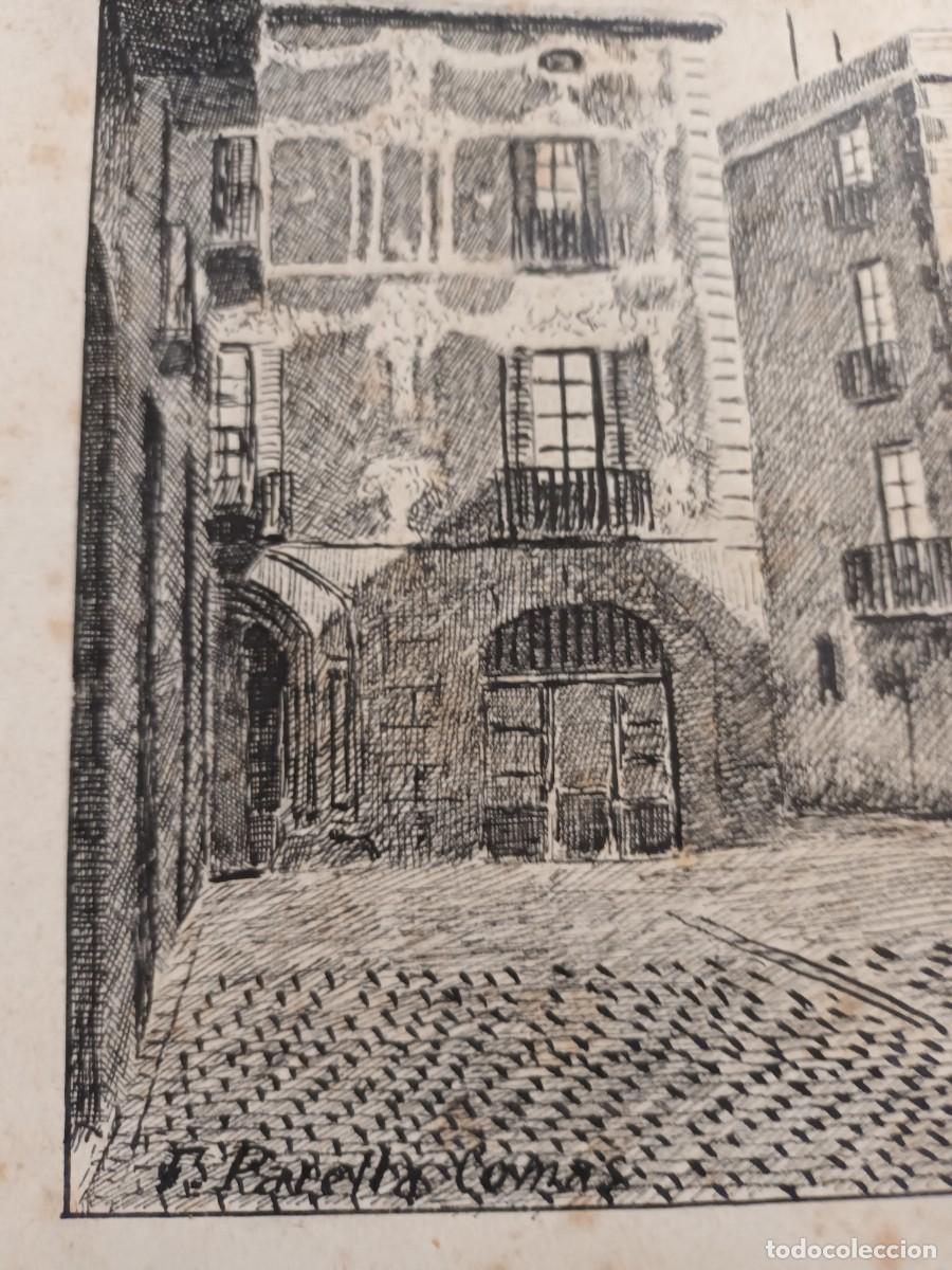Arte: Dibujo a pluma de Parella Comas - Foto 2