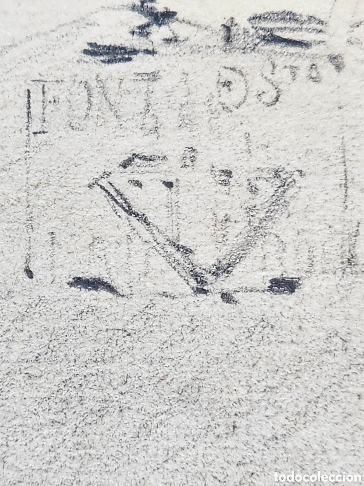 Arte: Boceto a l&aacute;piz de 1914 ? Catll&agrave;? - Foto 6