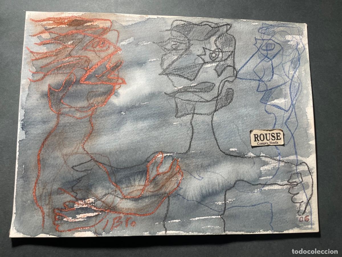 Arte: VANGUARDIAS VALENCIAS -ANTIGUO DIBUJO JOSE MARCELO BENEDITO ,GRUPO ''Z'' -GRUPO PARPALL&Oacute; - VALENCIA