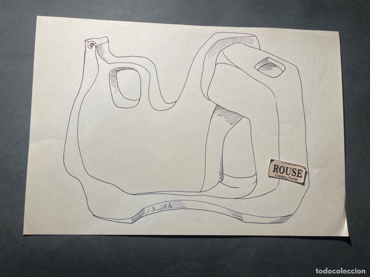 Art: VANGUARDIAS VALENCIANAS ANTIGUO DIBUJO JOSE MARCELO BENEDITO ,GRUPO ''Z'' -GRUPO PARPALL&Oacute; - VALENCIA