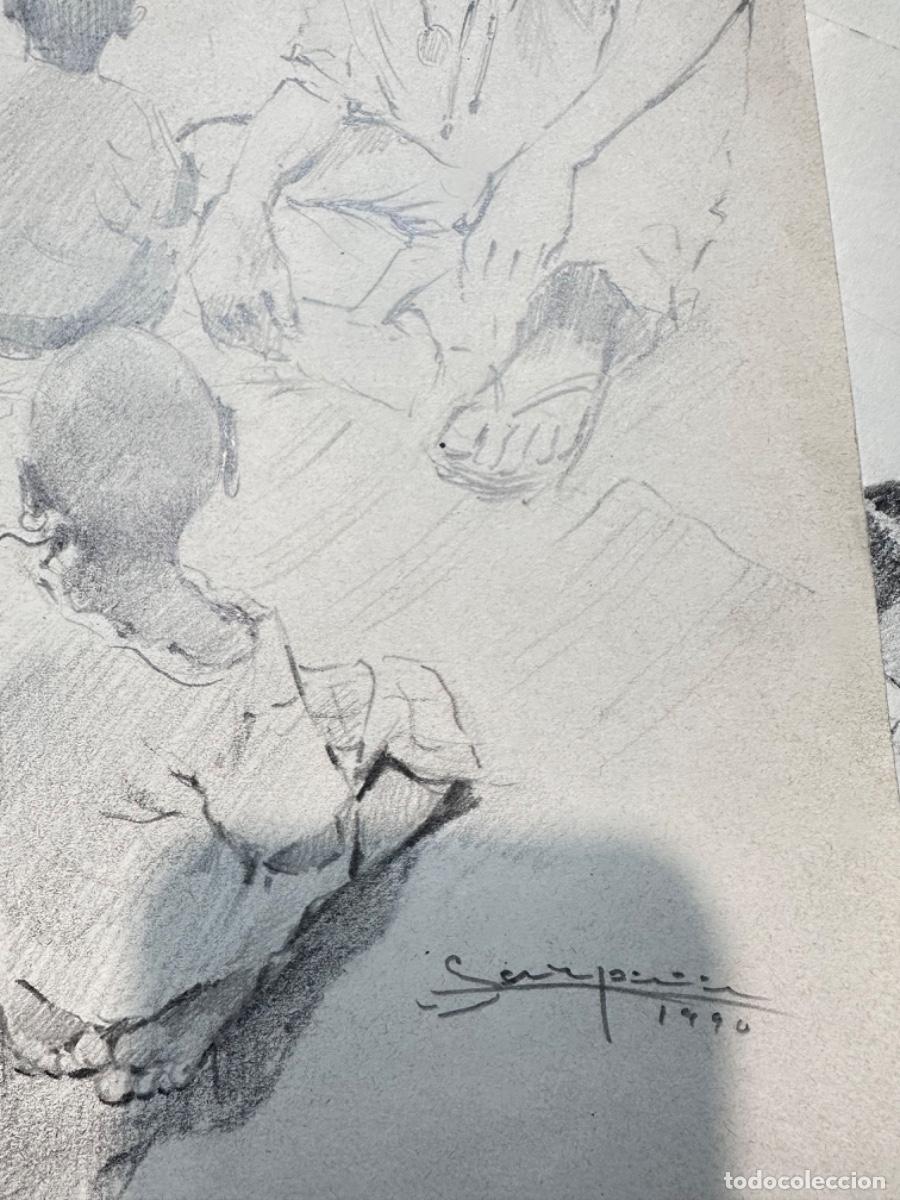 Arte: BOCETO. RAFAEL SEMPERE 1928/2009 - Foto 2