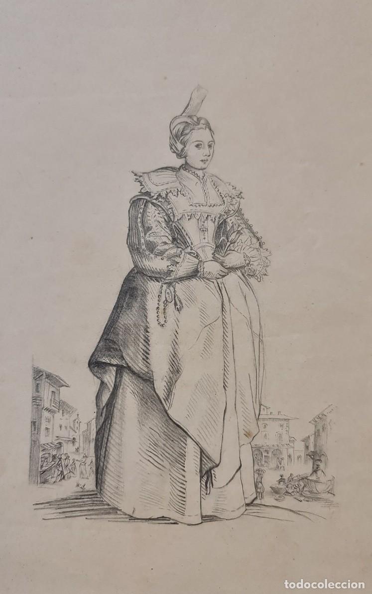 Arte: JACQUES CALLOT Nancy (1592 / 1635) &rdquo;La noblesse&rdquo; - Foto 2