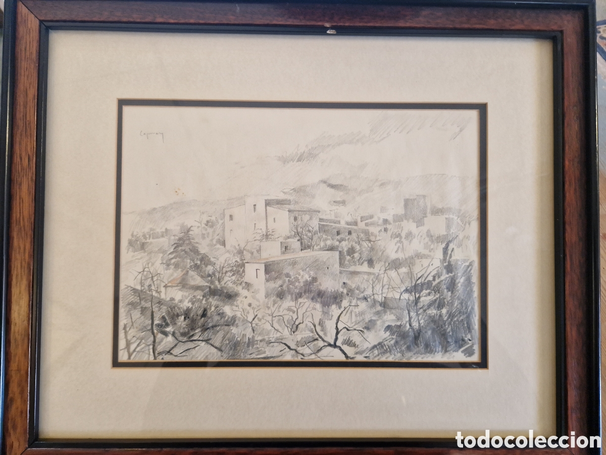 Arte: Cuadro dibujo Ramon Capmany - Foto 1