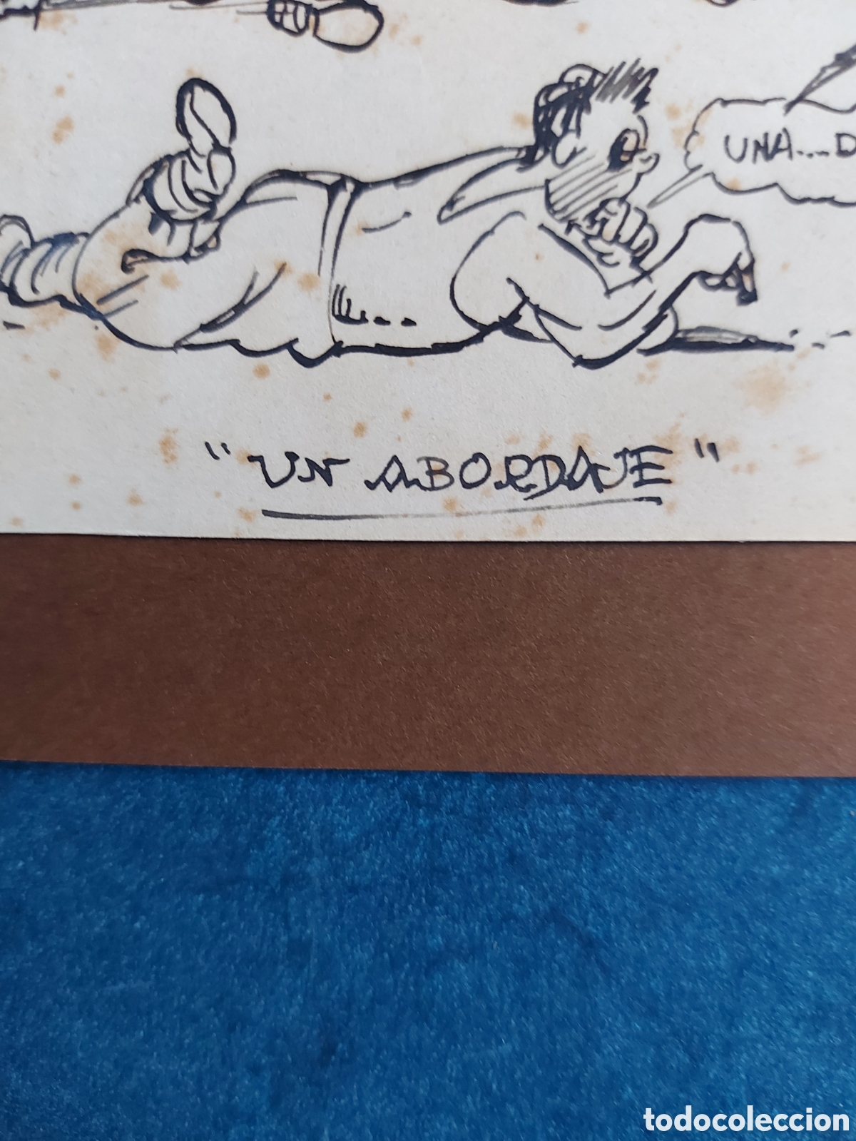Arte: &rdquo;UN ABORDAJE&rdquo; COMIC ORIGINAL 1942 - Foto 3