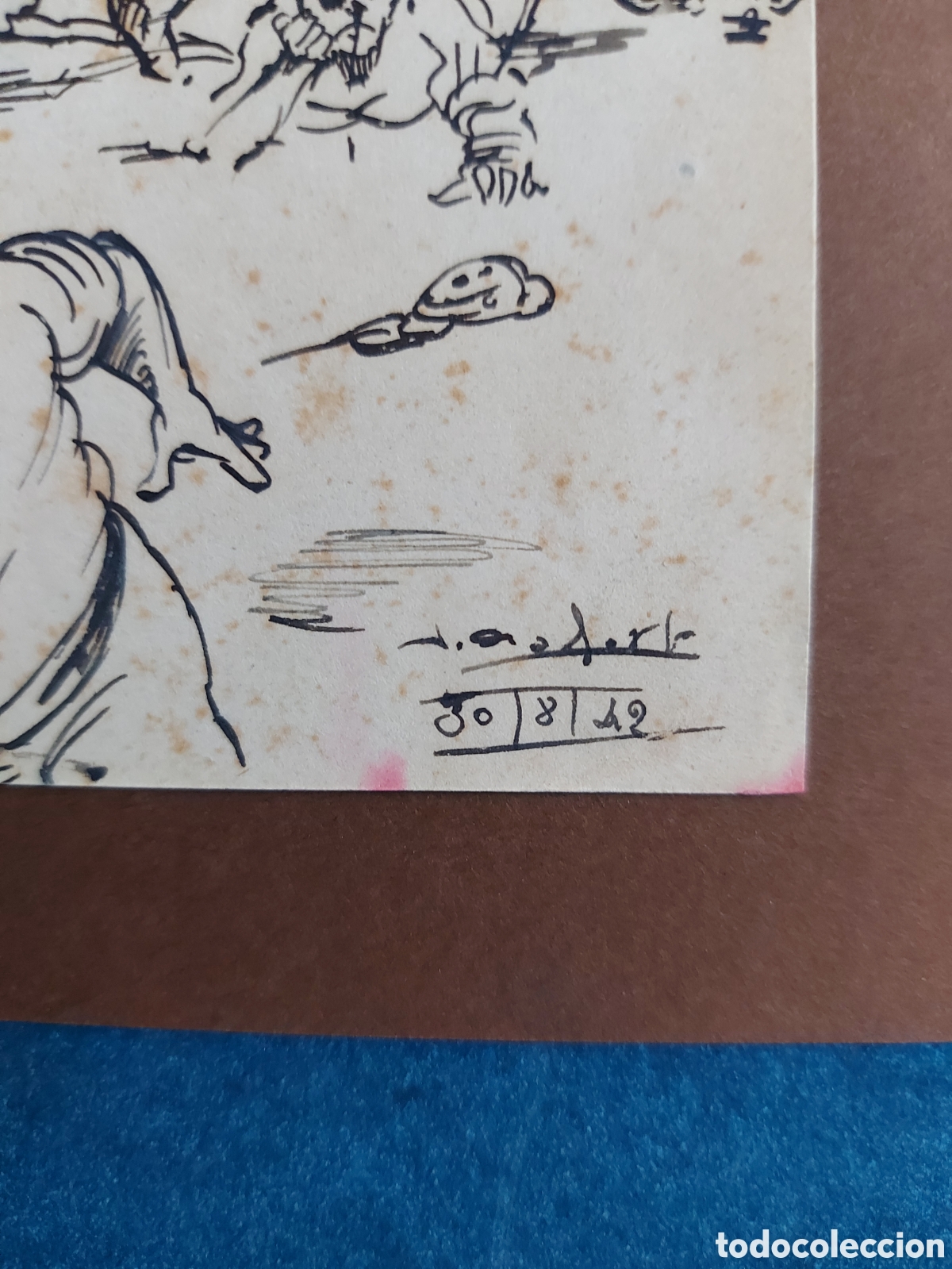 Arte: &rdquo;UN ABORDAJE&rdquo; COMIC ORIGINAL 1942 - Foto 4