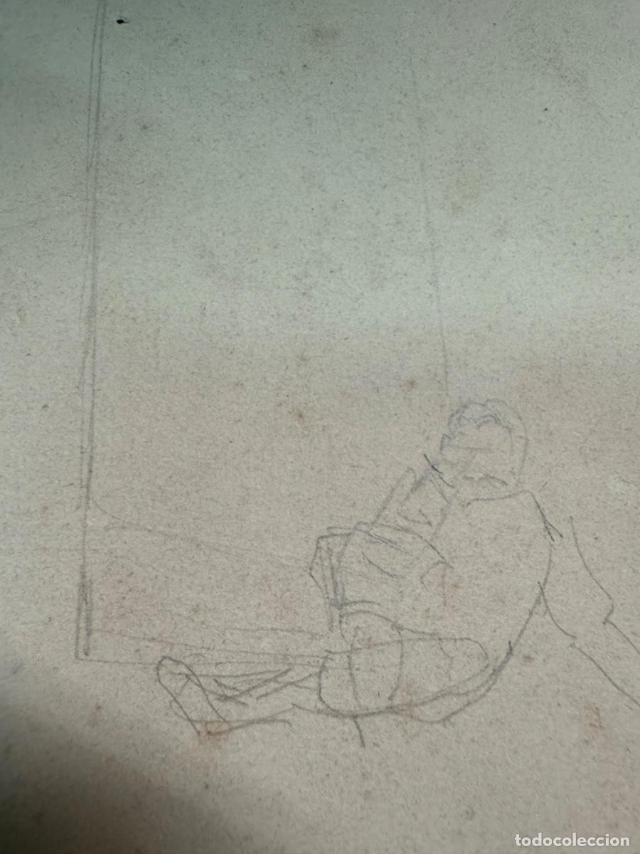 Arte: DIBUJO 24x32 ANONIMO Catedral - Foto 8