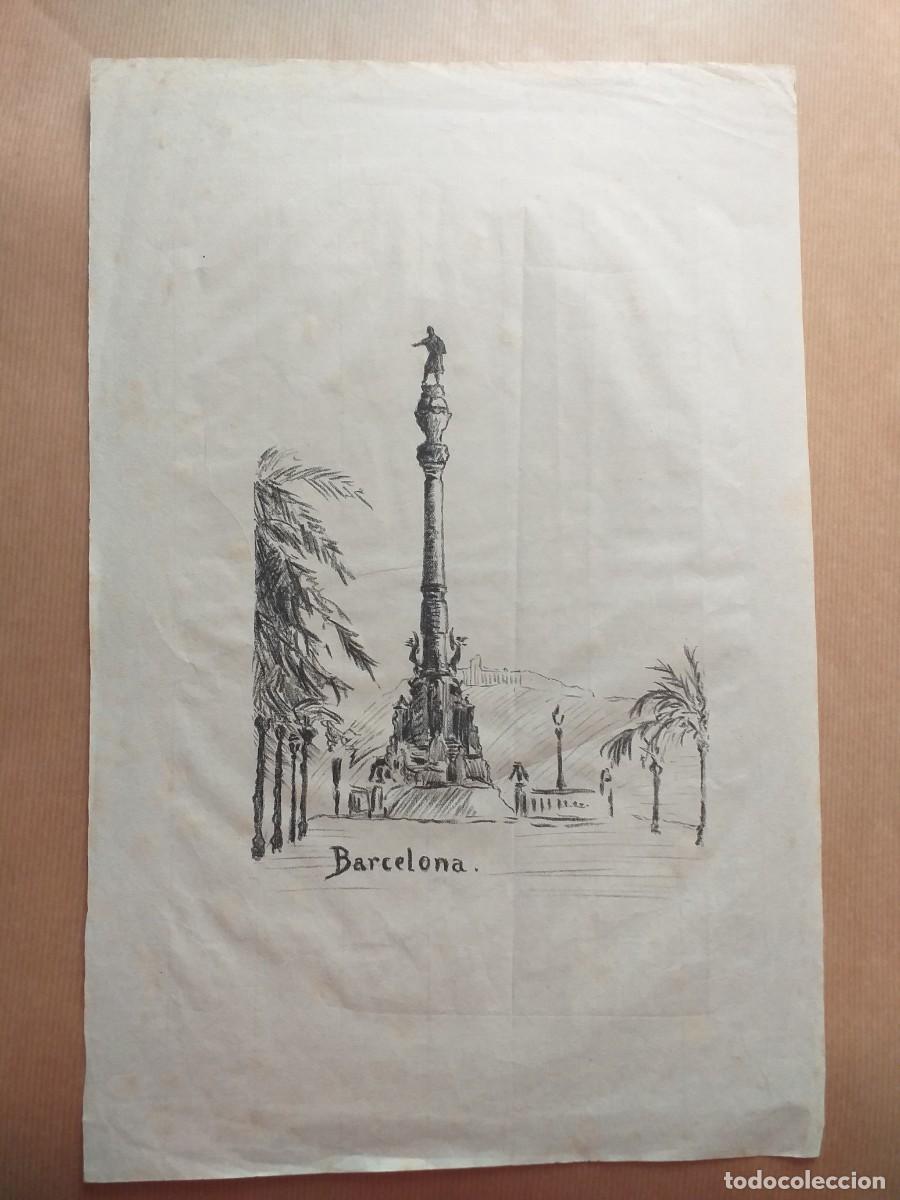 Arte: DIBUJO - BARCELONA - Foto 1
