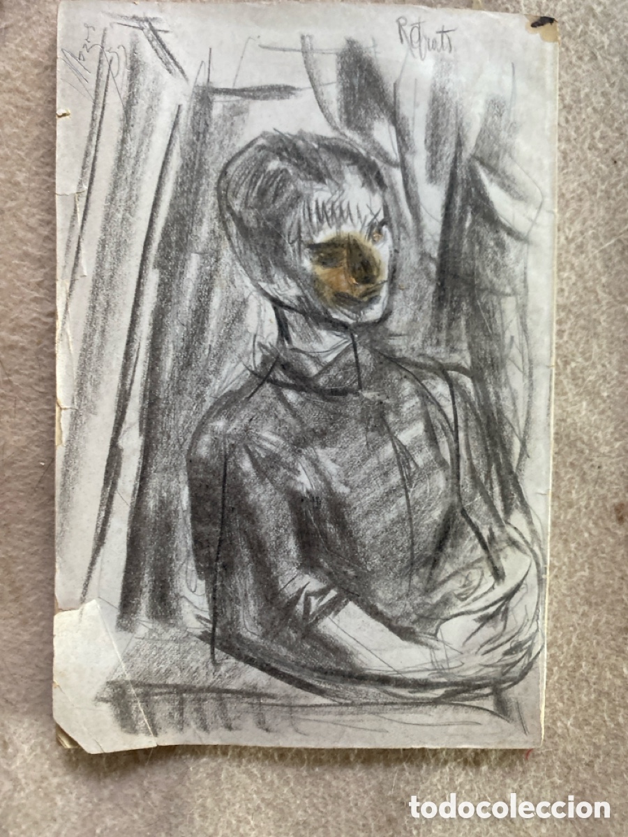 Arte: Pedro mozos retrato y libro - Foto 5