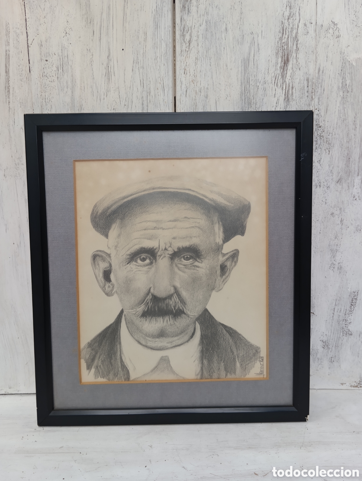 Art: RETRATO HOMBRE MAYOR CARBONCILLO O L&Aacute;PIZ.