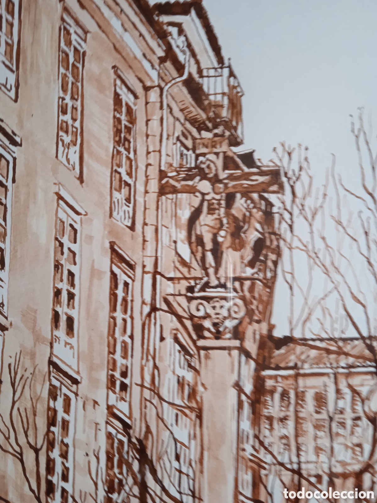 Arte: Dibujo a tinta Monforte de Lemos - Foto 3