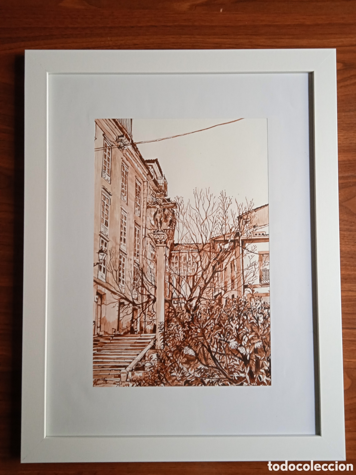 Arte: Dibujo a tinta Monforte de Lemos - Foto 1