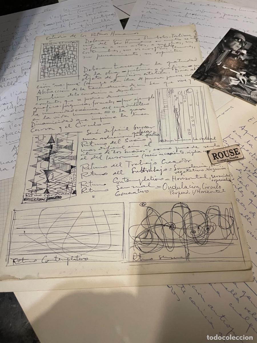 Art: VANGUARDIAS VALENCIANAS - JOSE MARCELO BENEDITO LOTE DE ESCRITOS SOBRE ARTE DIBUJOS Y FOTO GRUPO