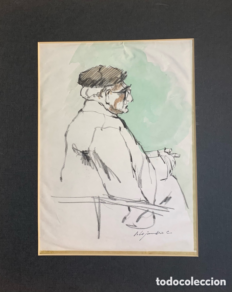 Arte: Dibujo anciano de Alejandro Costa - Foto 1