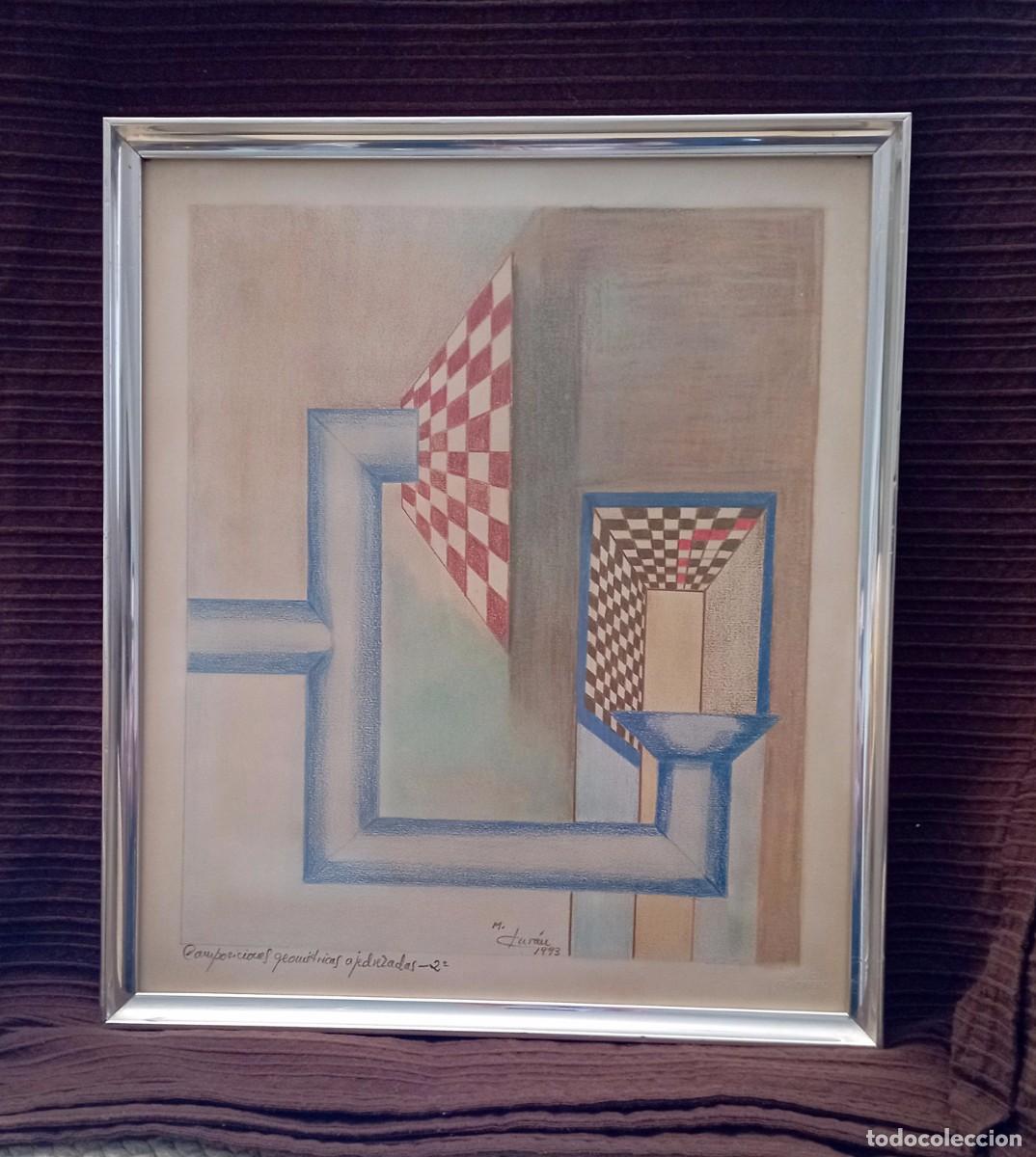 Arte: Composiciones geom&eacute;tricas ajedrezadas - 2&ordm; / M. Dur&aacute;n / 1993 - Foto 3