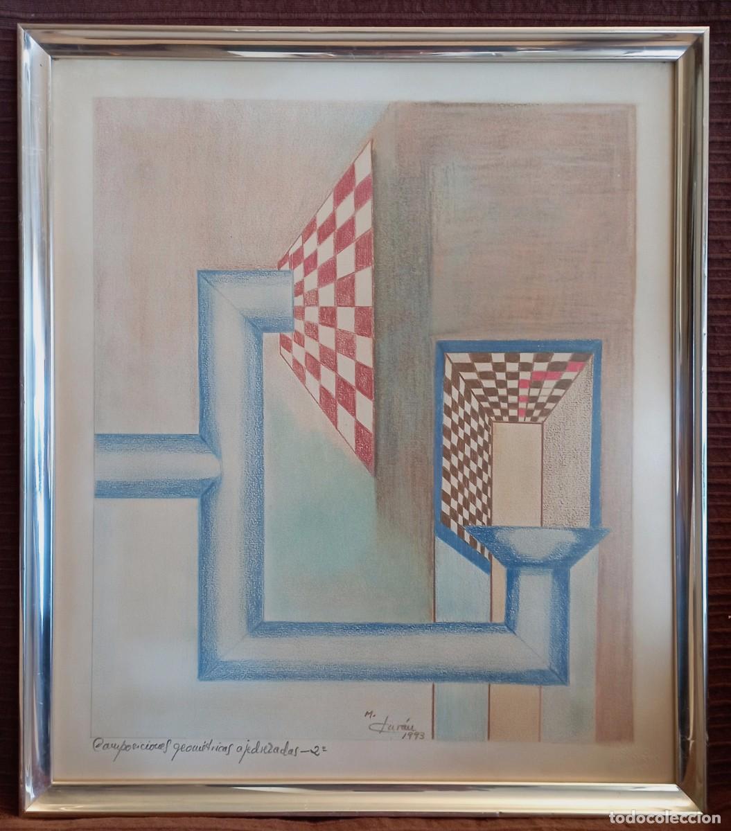 Arte: Composiciones geom&eacute;tricas ajedrezadas - 2&ordm; / M. Dur&aacute;n / 1993 - Foto 4