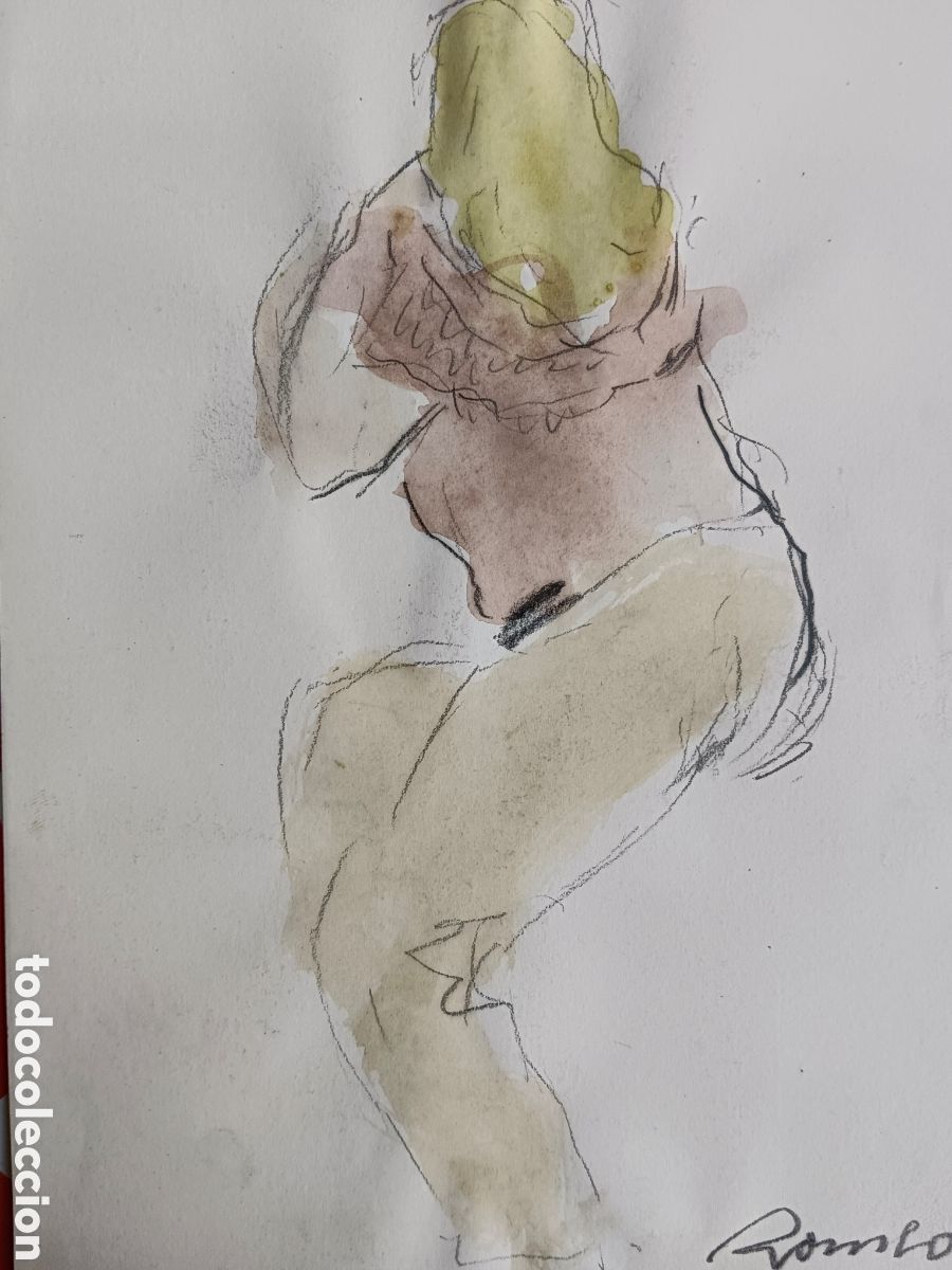 Kunst: Dionis Romeo dibujo acuarela sobre papel
