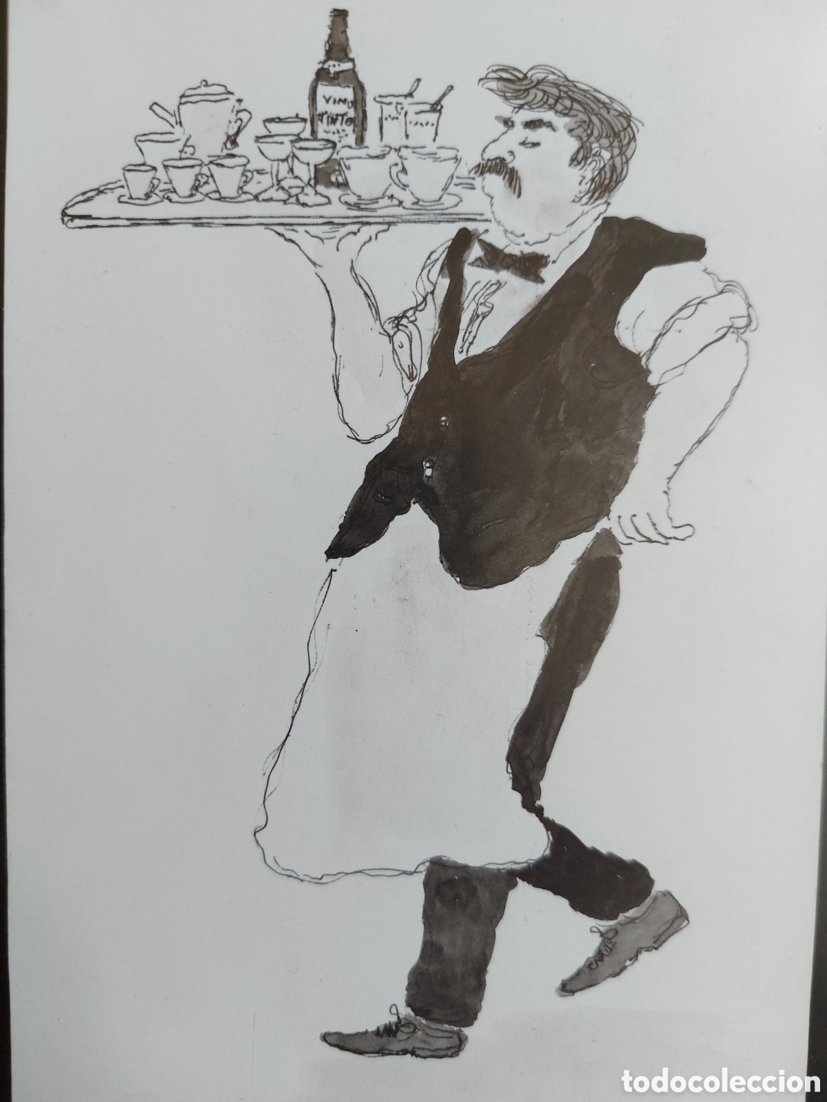 Arte: DAVID &rdquo;EL CAMARERO &rdquo; VI&Ntilde;ETA ORIGINAL - Foto 3
