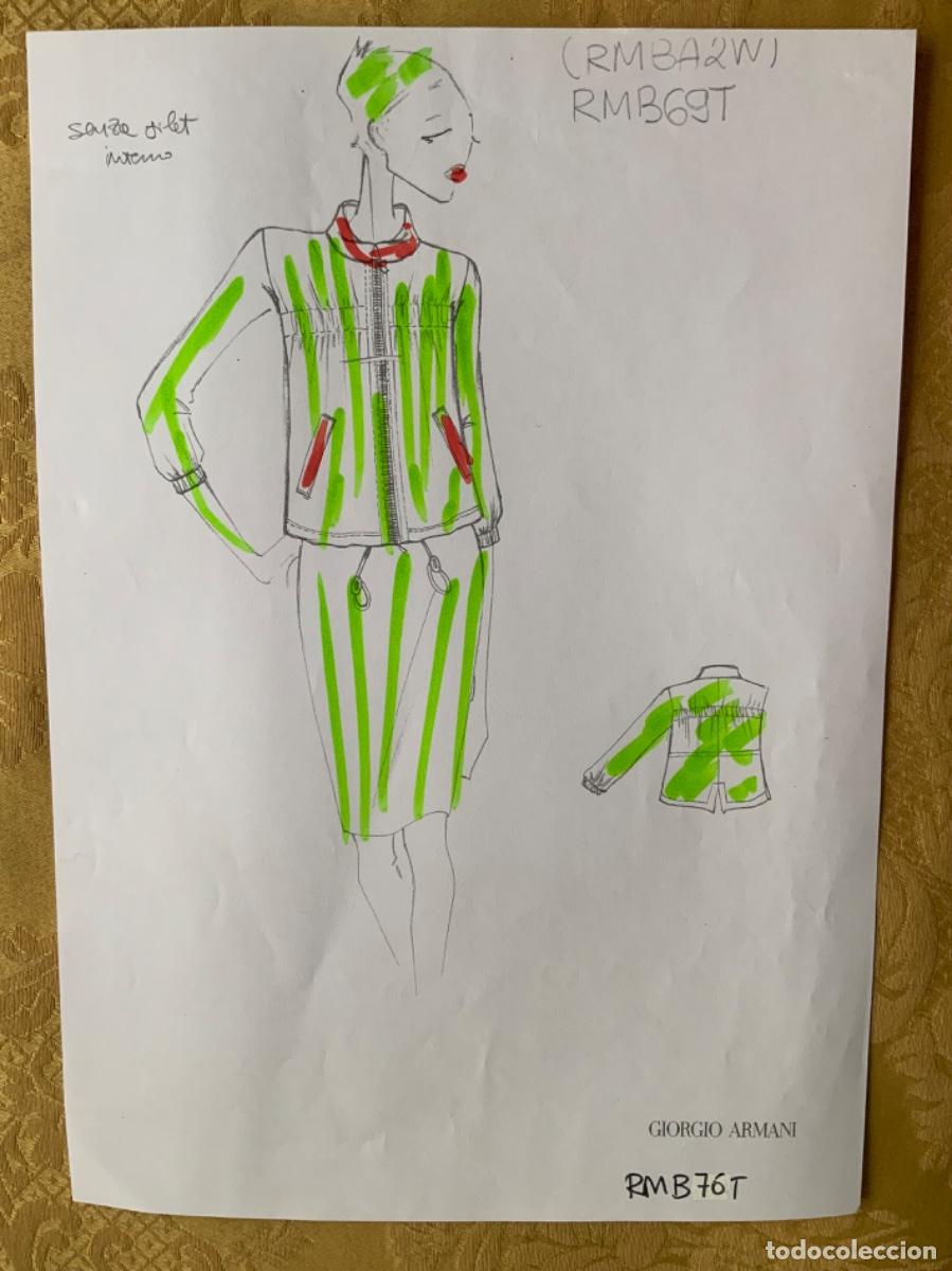 Arte: BOCETO DE MODA, GIORGIO ARMANI - Foto 3