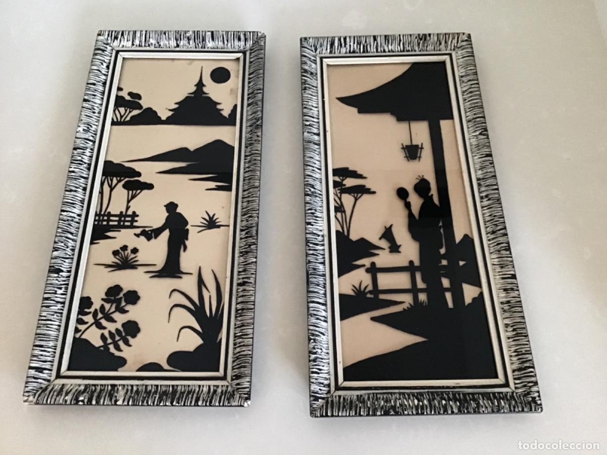 Arte: Cuadros vintage con tem&aacute;tica oriental. - Foto 2