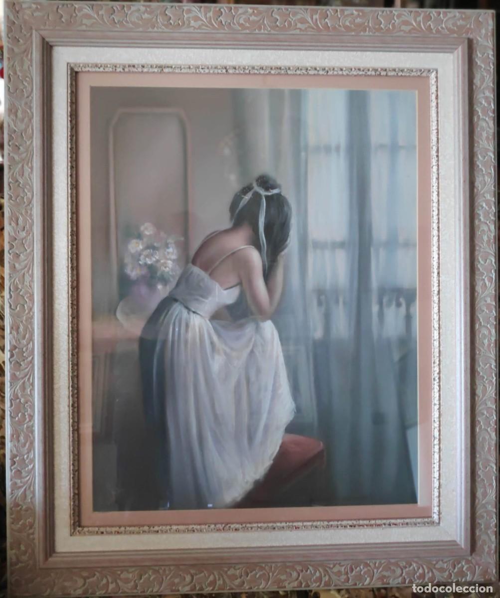Arte: Mujer de espaldas (Sabater) - Foto 1
