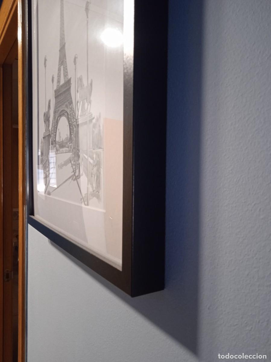 Arte: Cuadro de la Torre Eiffel realizado, a carboncillo - Foto 3