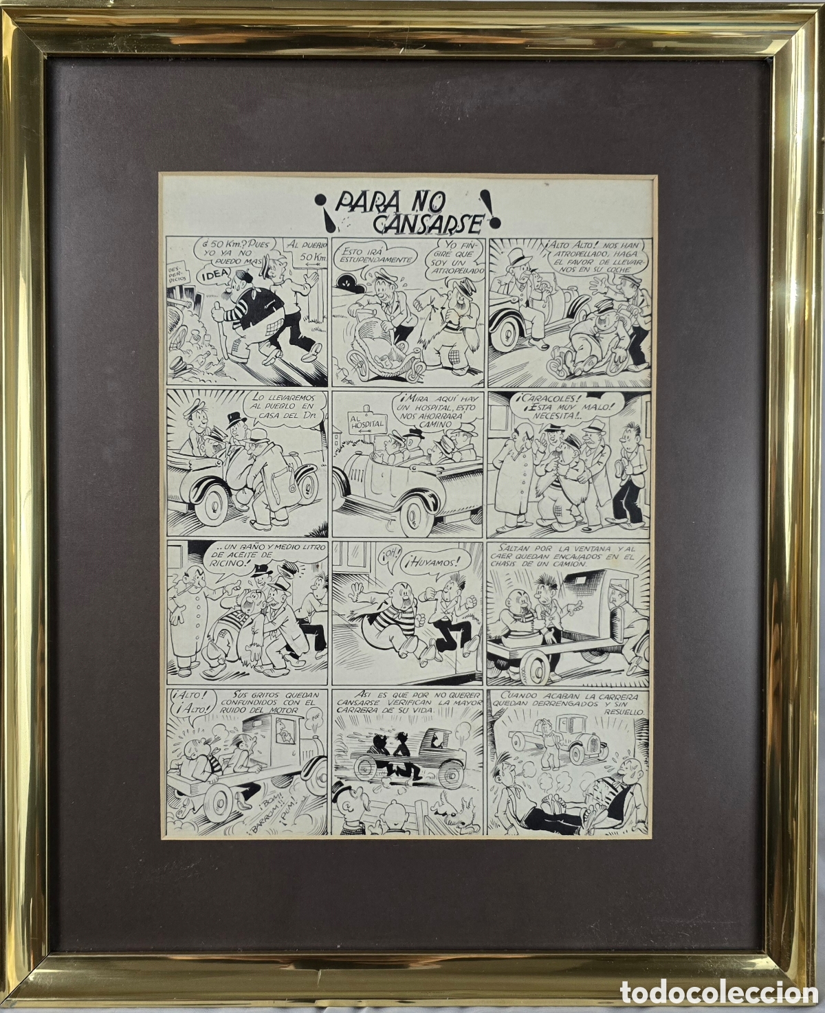 Arte: Ilustraci&oacute;n original enmarcada - Foto 2