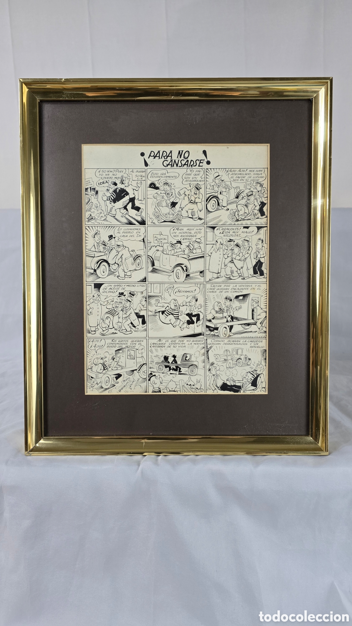 Arte: Ilustraci&oacute;n original enmarcada - Foto 3