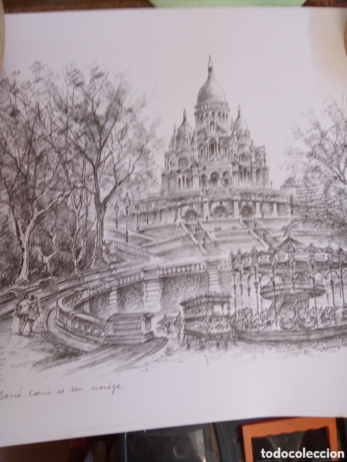 Art: Dibujo Par&iacute;s Sacre 45x35