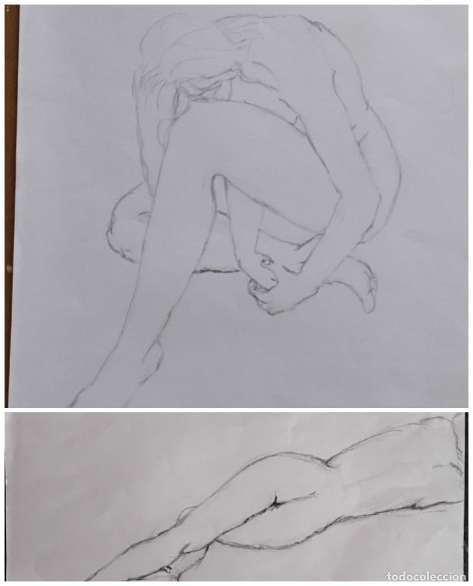 Arte: 2 dibujos de desnudos modernos - Foto 1