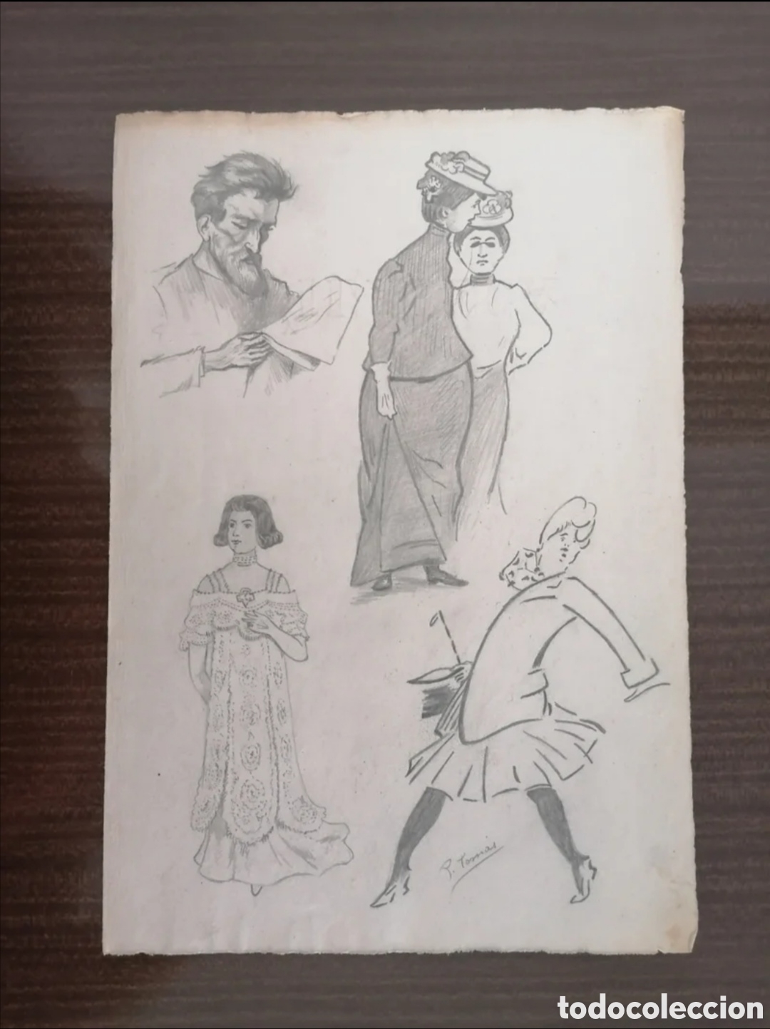 Arte: Dibujo original de P. Tom&aacute;s - Foto 1