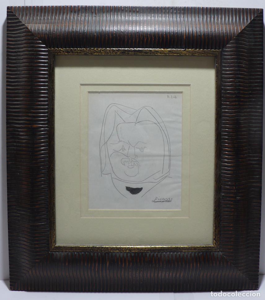 Arte: DIBUJO HOMENAJE A PICASSO - Foto 1