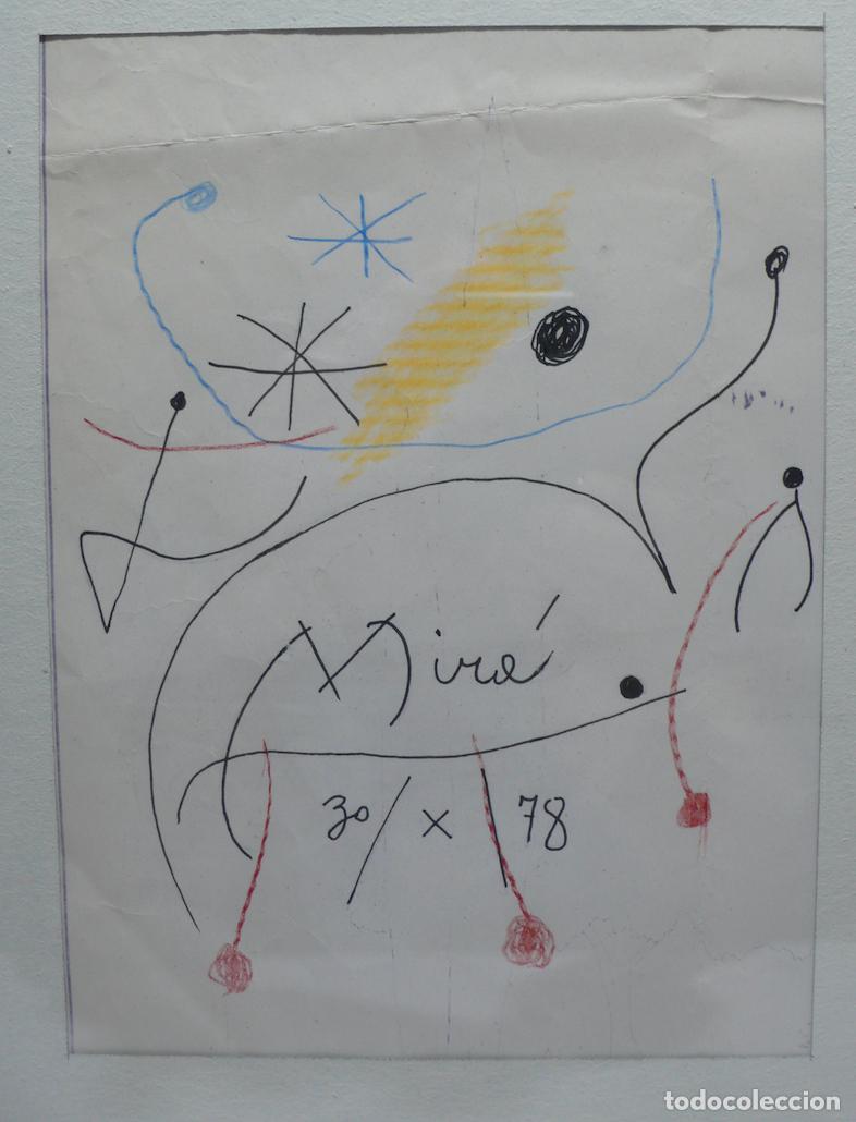Arte: DIBUJO HOMENAJE A MIRO - Foto 2
