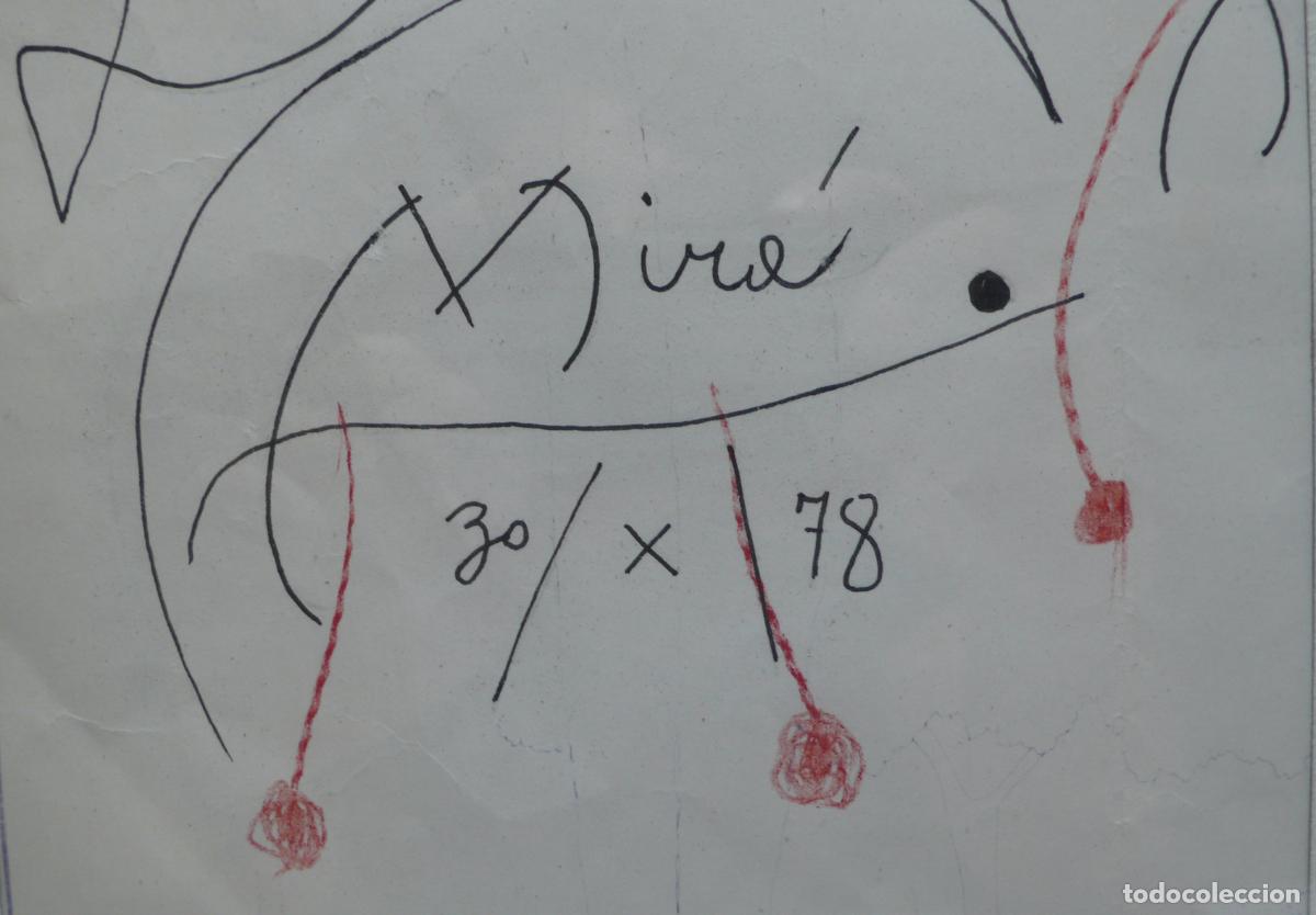 Arte: DIBUJO HOMENAJE A MIRO - Foto 3