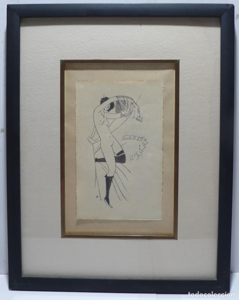 Arte: DIBUJO A LAPICERO DE MUJER - Foto 1