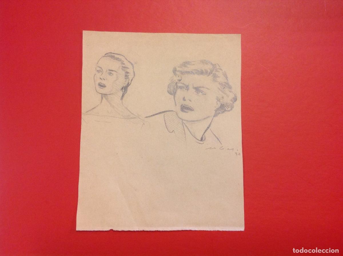 Arte: Federico Ribas. Estudi&oacute; de caras. - Foto 1