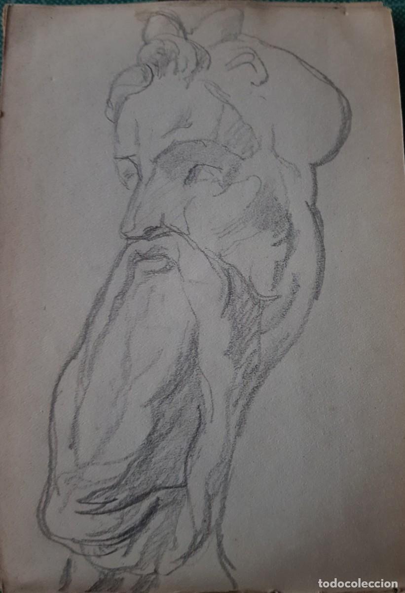 Arte: Dos dibujos a l&aacute;piz S XIX - Foto 1