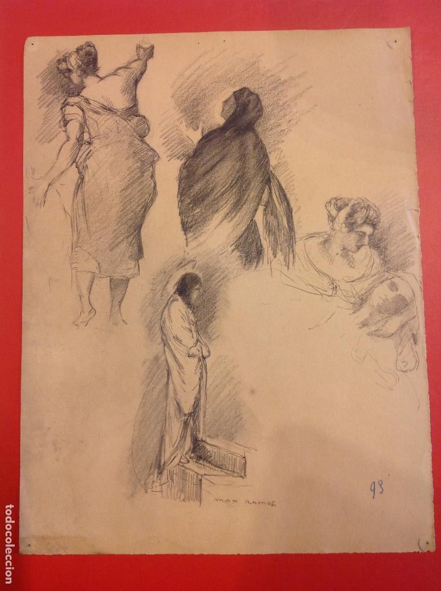 Arte: M&aacute;ximo Ramos. Estudi&oacute; de personajes. - Foto 1