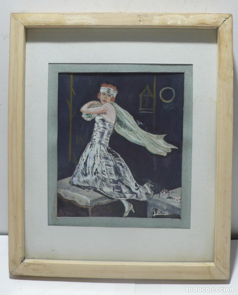 Arte: DIBUJO ORIGINAL DE MUJER - Foto 1