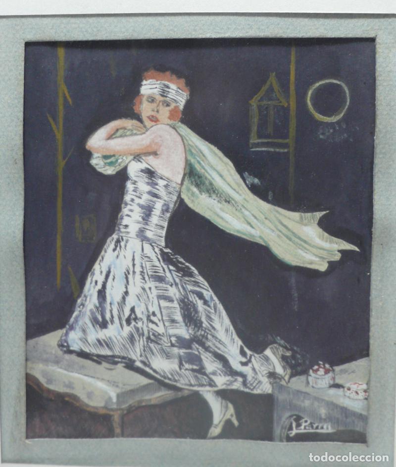 Arte: DIBUJO ORIGINAL DE MUJER - Foto 2