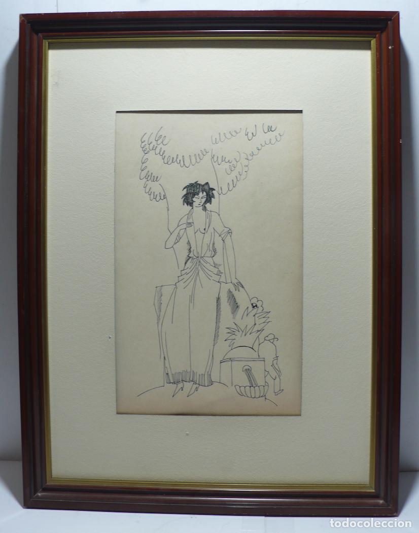 Arte: DIBUJO ORIGINAL A TINTA - Foto 1