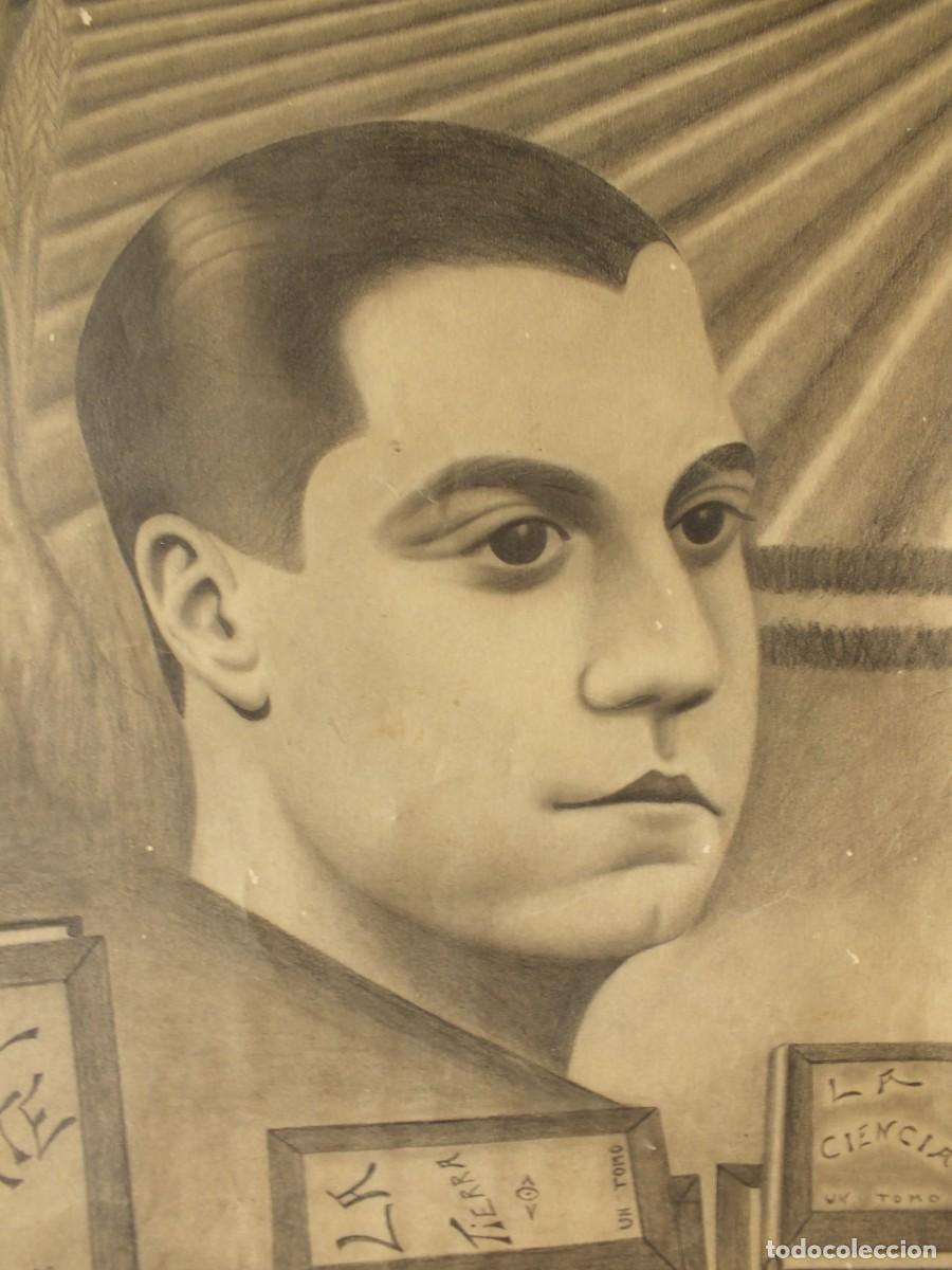 Kunst: VALENCIA HOMENAJE A FEDERICO GARC&Iacute;A LORCA GUERRA CIVIL ANTIGUO DIBUJO DE ANTONIO IBORRA