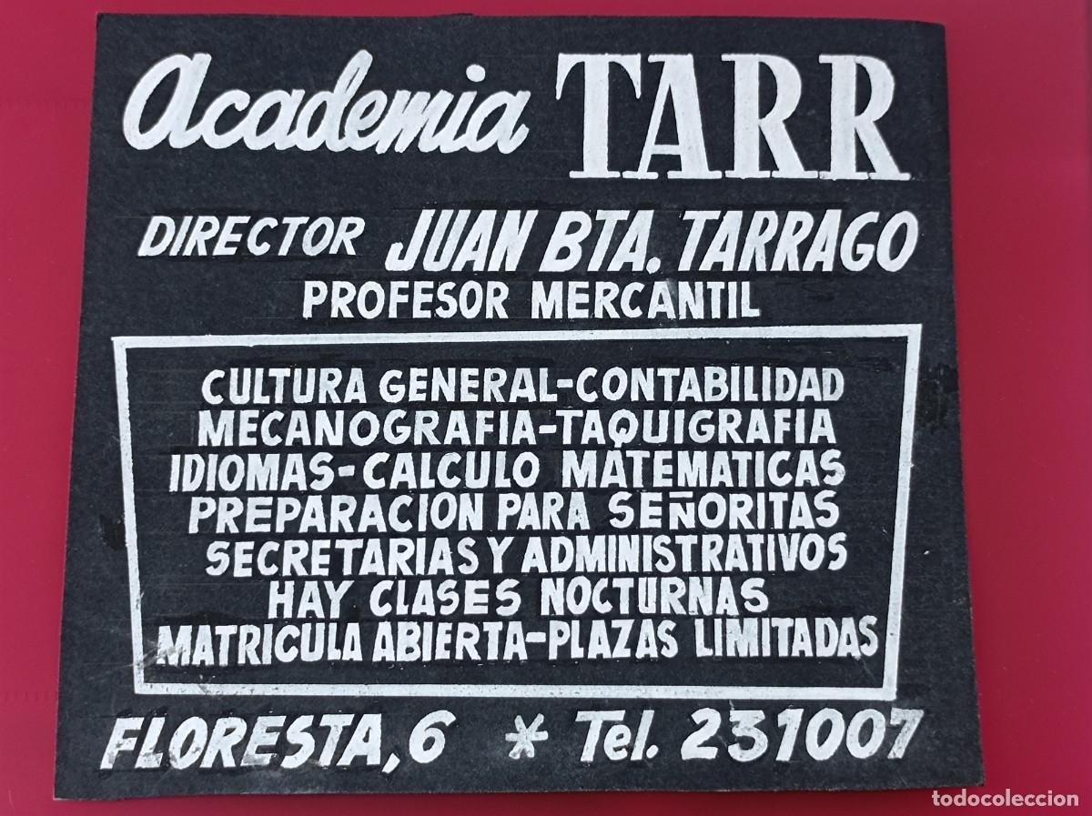 Art: DIBUJO ILUSTRACI&Oacute;N ORIGINAL PUBLICIDAD ACADEMIA TARR