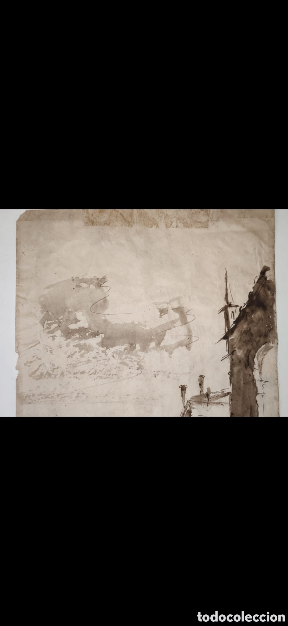 Arte: Dibujo Francesco guardi - Foto 4