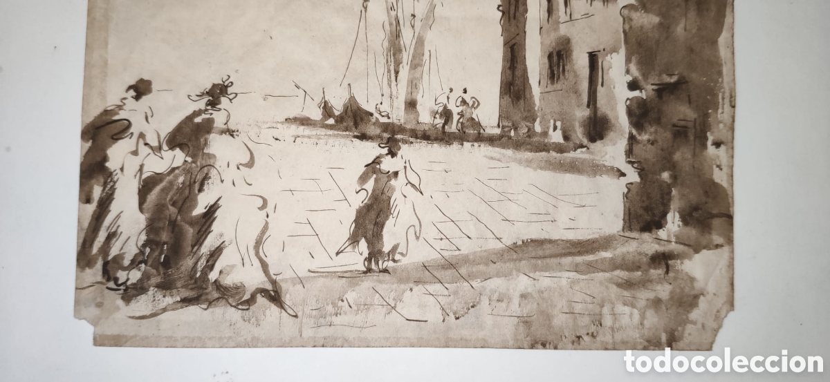 Arte: Dibujo Francesco guardi - Foto 9