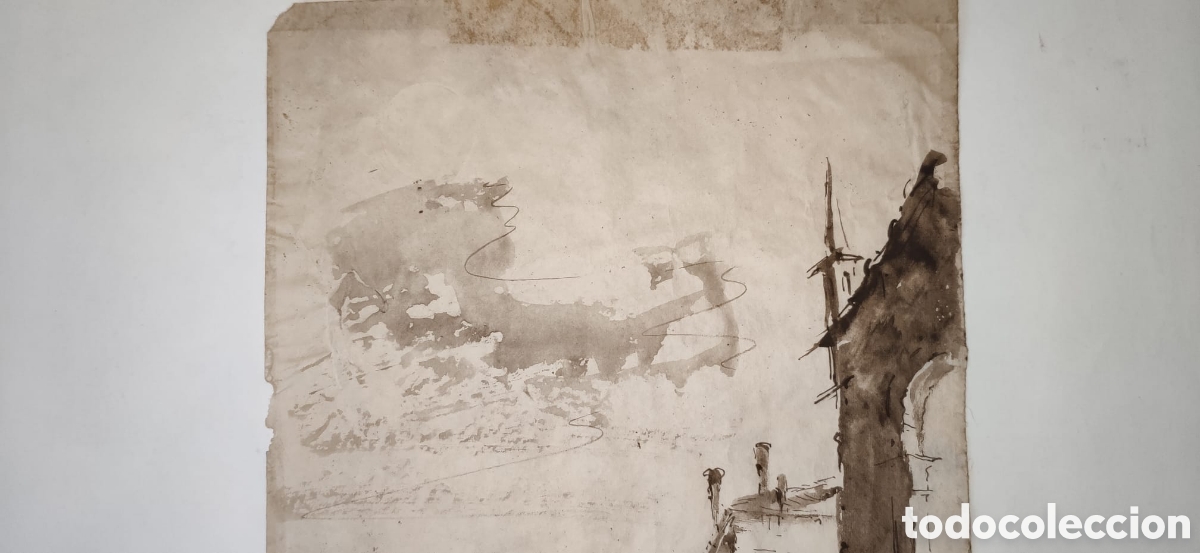 Arte: Dibujo Francesco guardi - Foto 10