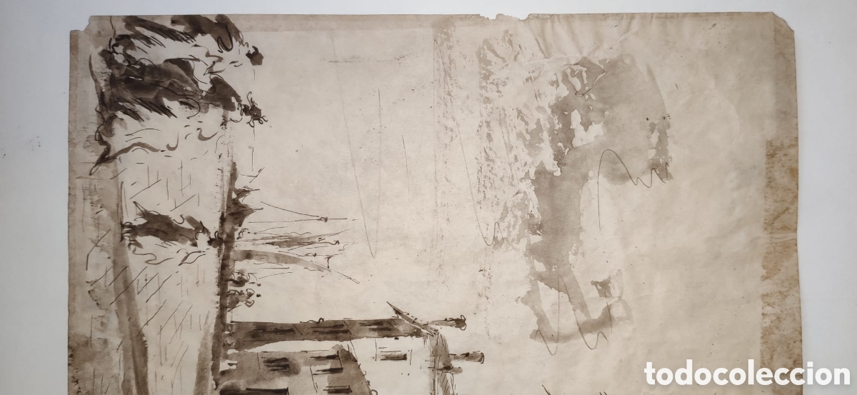 Arte: Dibujo Francesco guardi - Foto 14