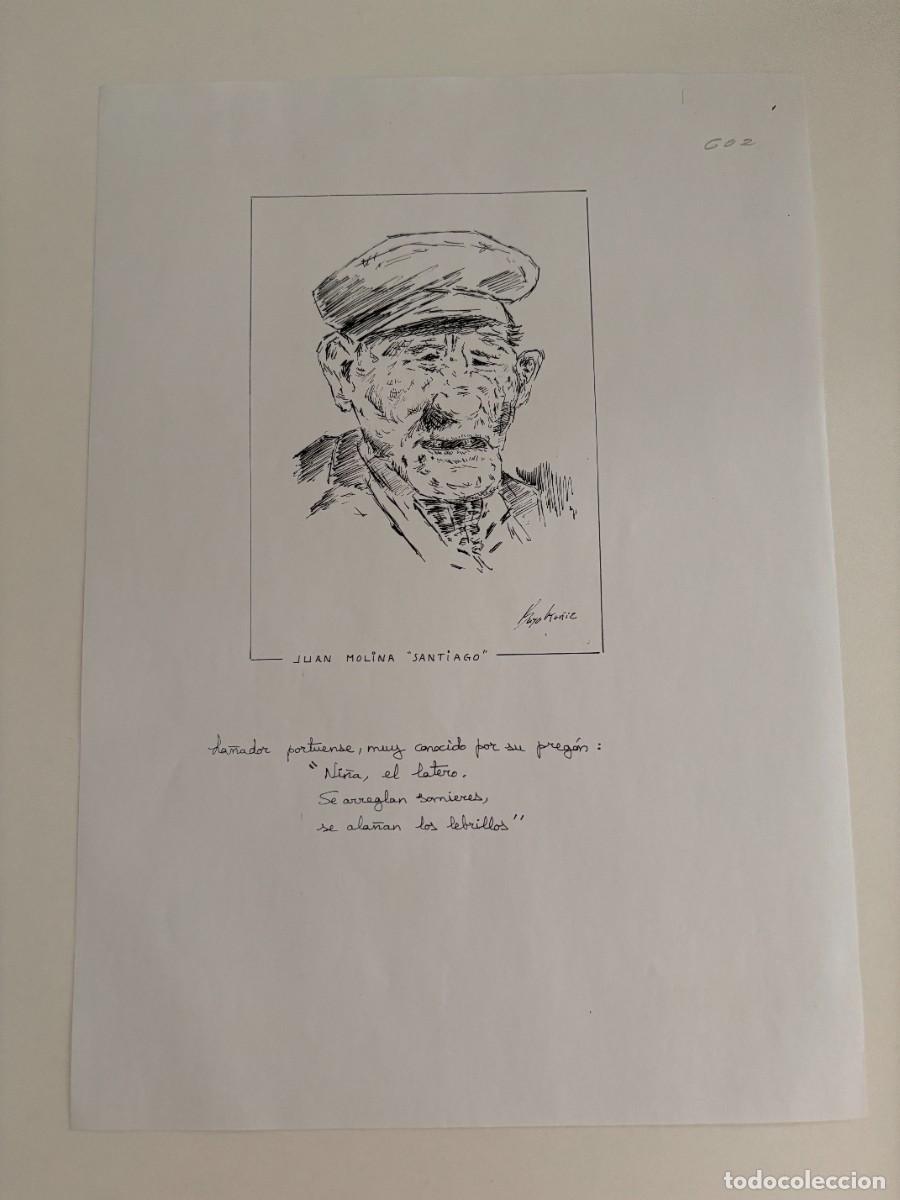 Art: RETRATO A MANO DE JUAN MOLINA SANTIAGO, LE&Ntilde;ADOR PORTUENSE, POR BAYO MU&Ntilde;IZ