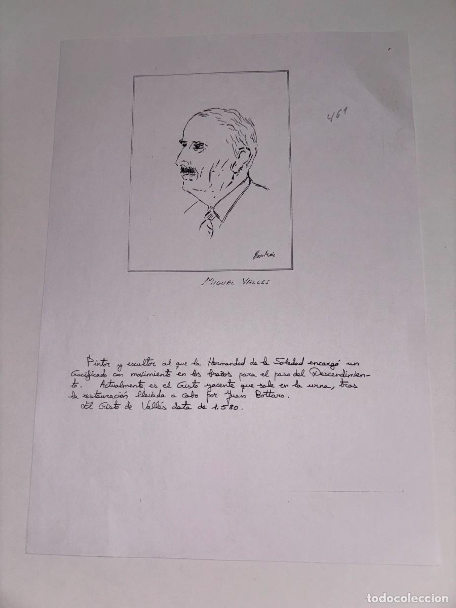 Art: RETRATO A MANO DE MIGUEL VALLES, PINTOR Y ESCULTOR DEL A&Ntilde;O 1580, POR BAYO MU&Ntilde;IZ