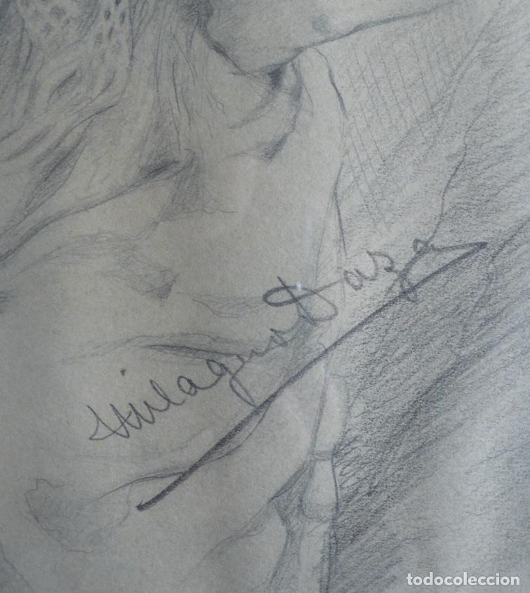 Arte: DIBUJO A LAPICERO DE MUJER - Foto 3