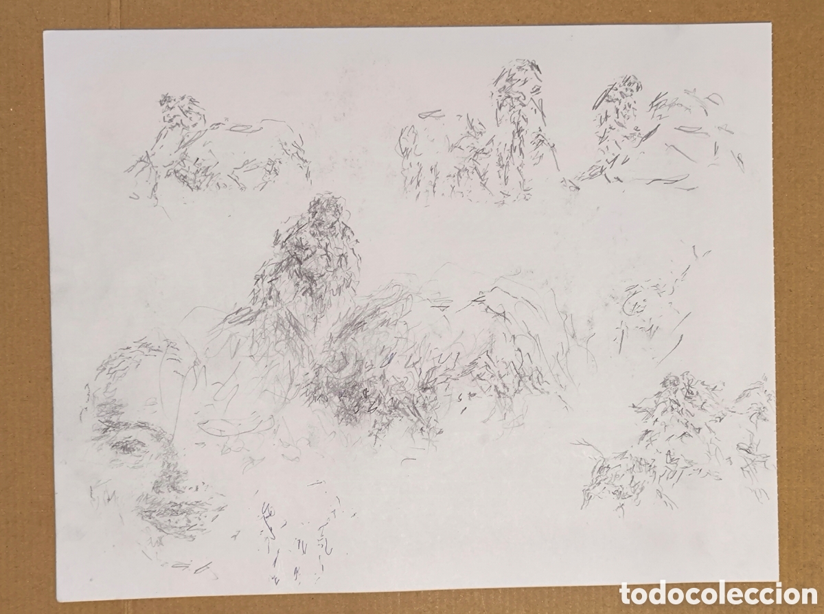 Arte: Boceto ( expresionismo ) original - Foto 1